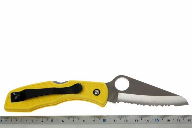 Image for Spyderco C88 Salt I, Spyder edge, yellow