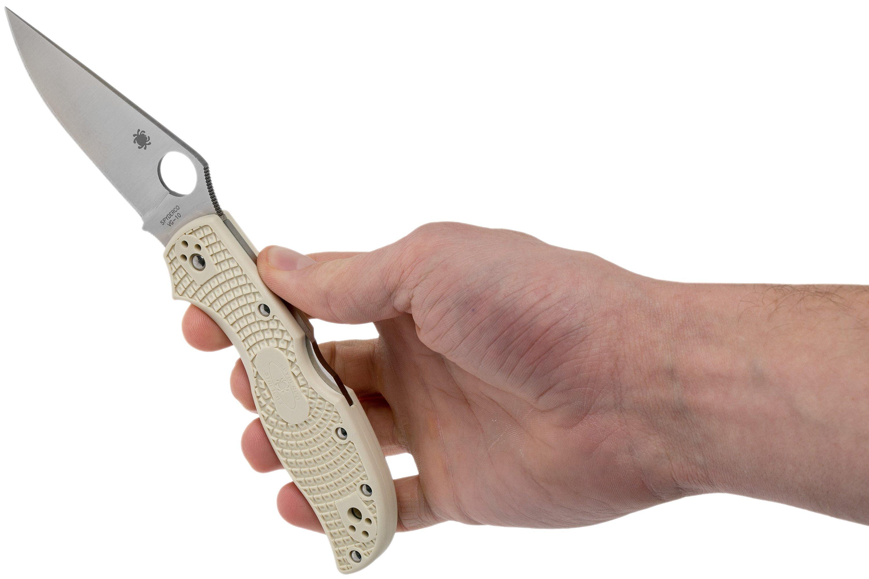 Spyderco Stretch 2 C90FPIV2 VG-10 Clippoint Sprint Run Taschenmesser ...