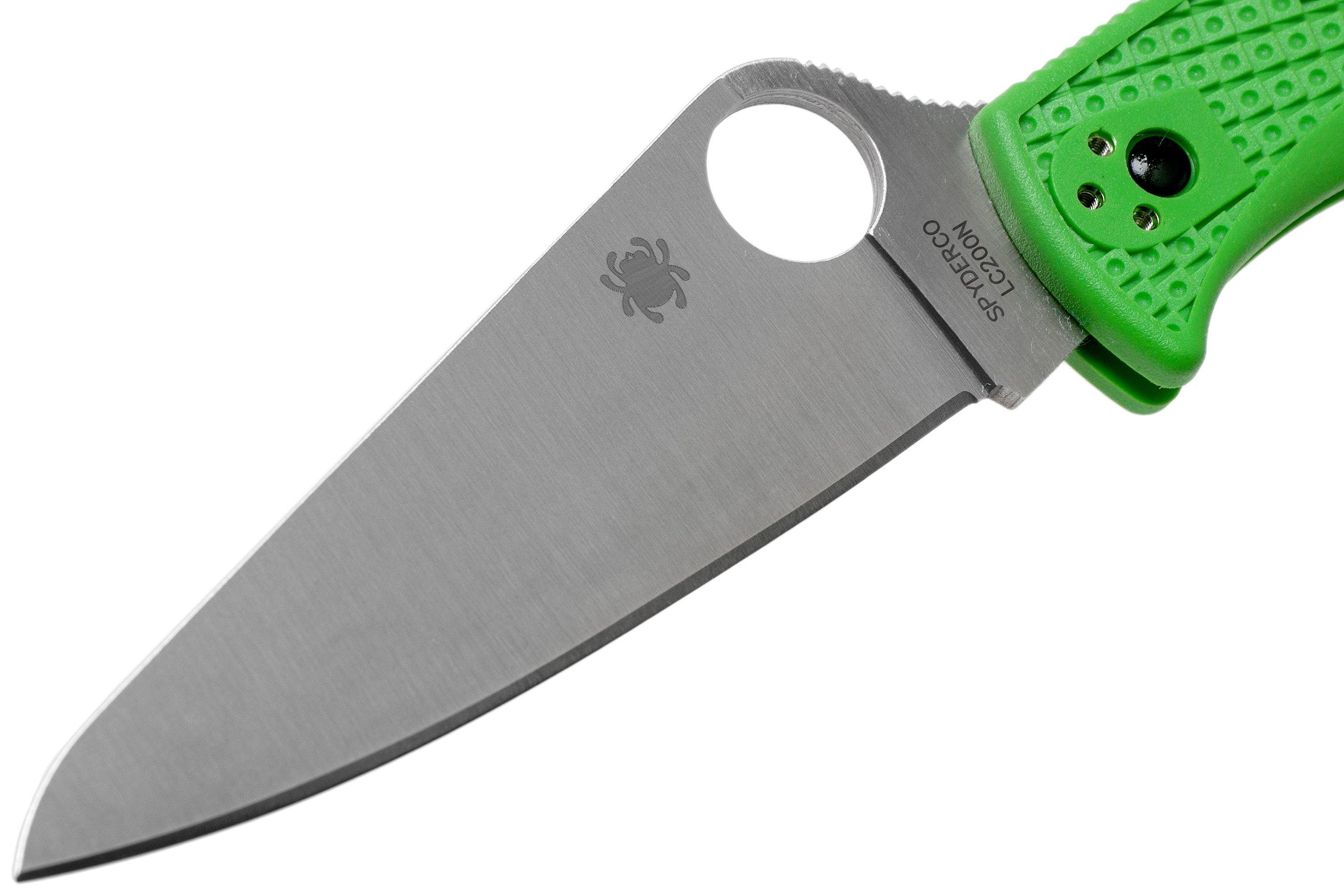 Spyderco Pacific Salt 2 Green LC200N C91FPGR2 pocket knife | Advantageously  shopping at Knivesandtools.com