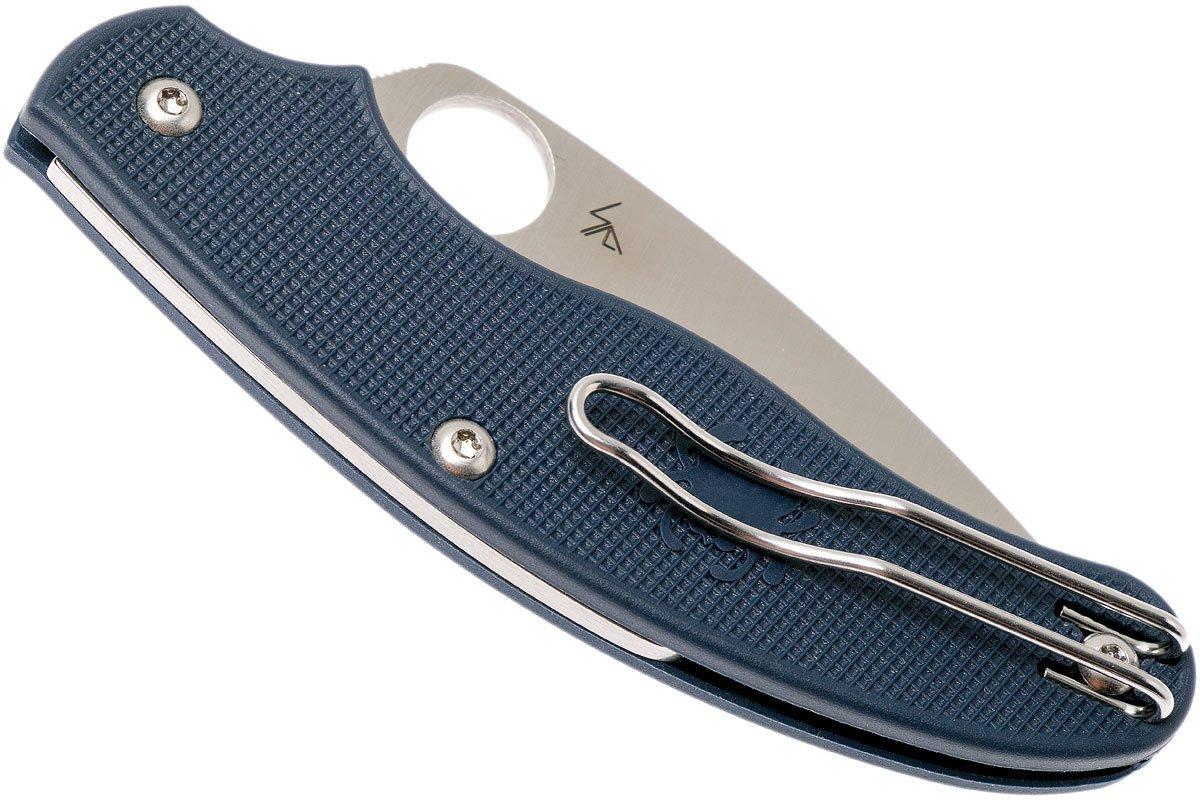 Spyderco UK Penknife S110V Dark Blue C94DBL pocket knife