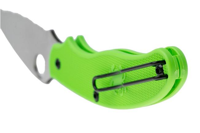 Afbeelding voor Spyderco UK Penknife Salt Green LC200N Serrated C94SGR zakmes