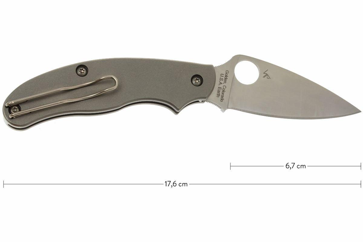 Spyderco UK Pen knife titanium C94TIP Advantageously shopping at