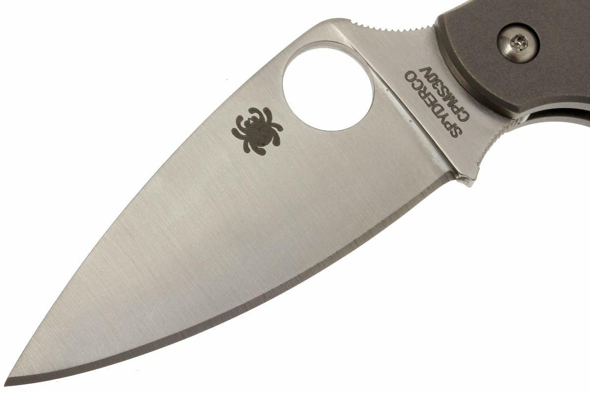 Spyderco UK Pen knife titanium - C94TIP | Advantageously shopping 
