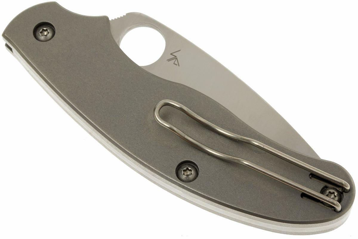 Spyderco UK Pen knife titanium - C94TIP | Advantageously shopping 