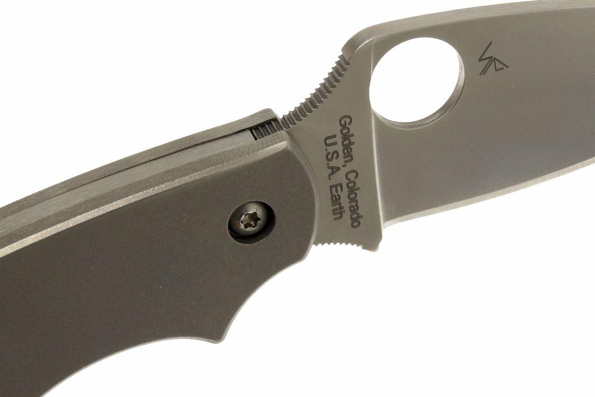 Spyderco UK Pen knife titanium C94TIP Advantageously shopping at
