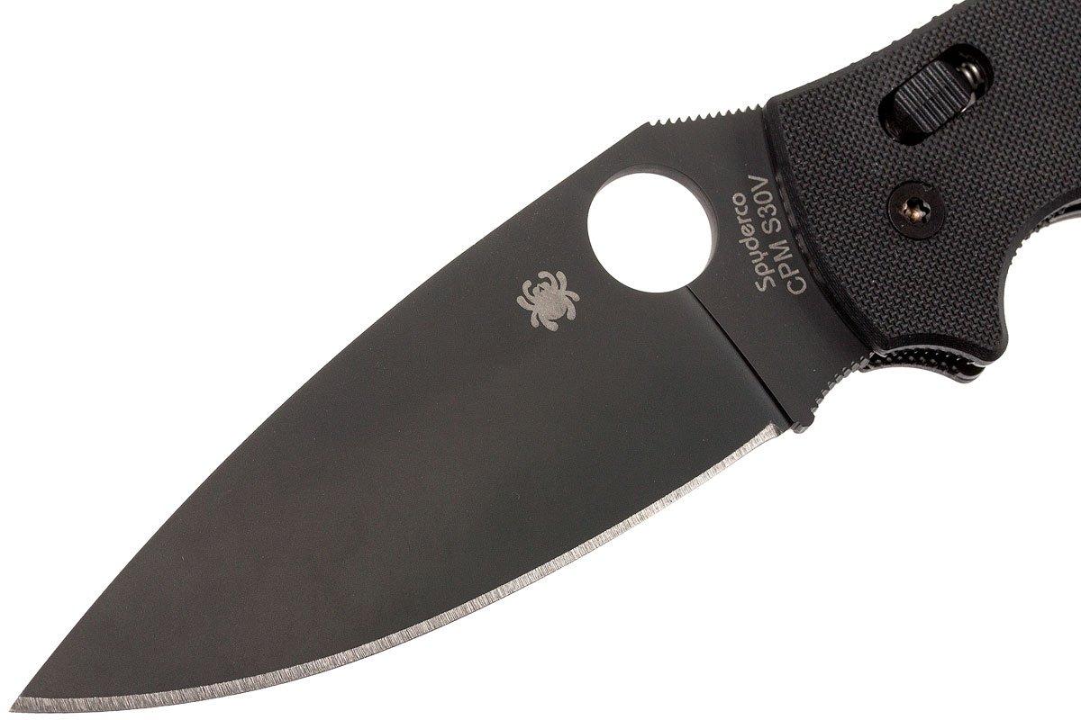 Spyderco Manix 2 XL Black C95GPBBK2 pocket knife | Advantageously ...