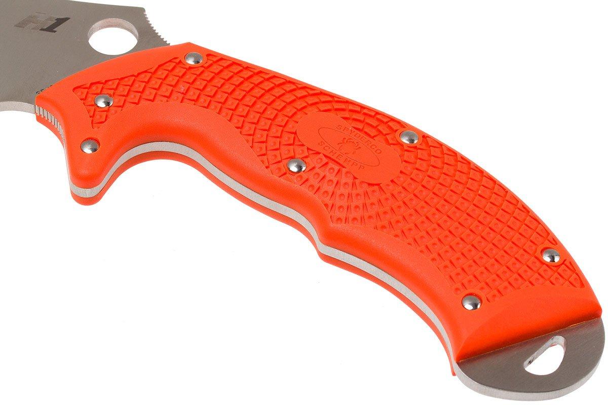 Spyderco Rock Salt Orange H1 FB20OR, Sprint Run, Ed Schempp design