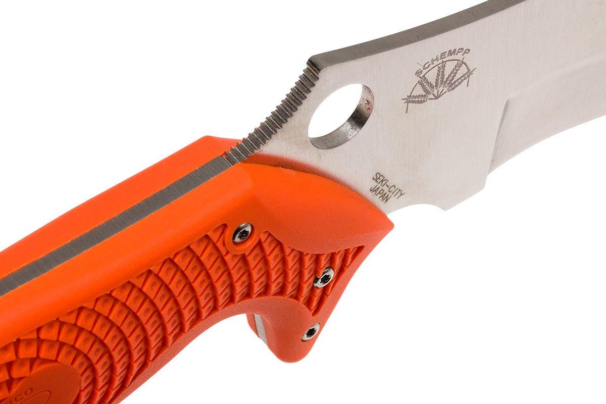 Spyderco Rock Salt Orange H1 FB20OR, Sprint Run, Ed Schempp design