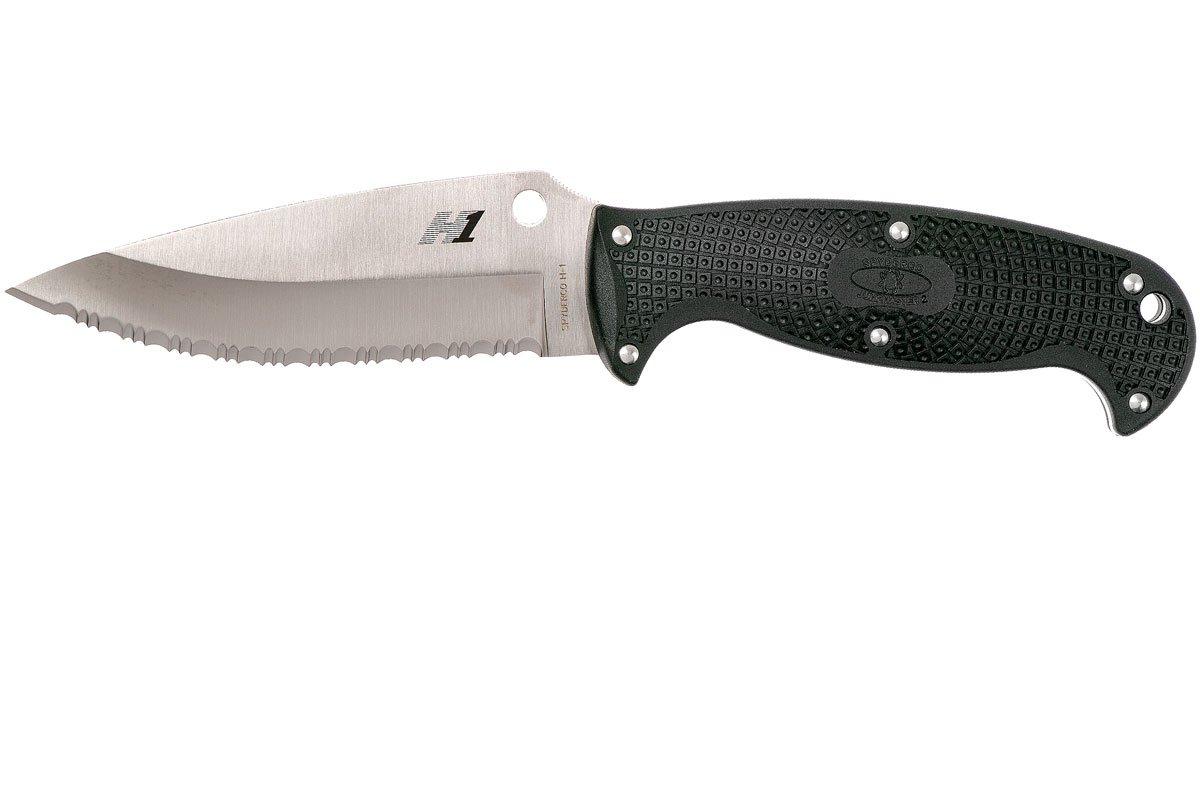 Spyderco Jumpmaster 2.0 H1 FB24SBK2 serrated, fixed knife