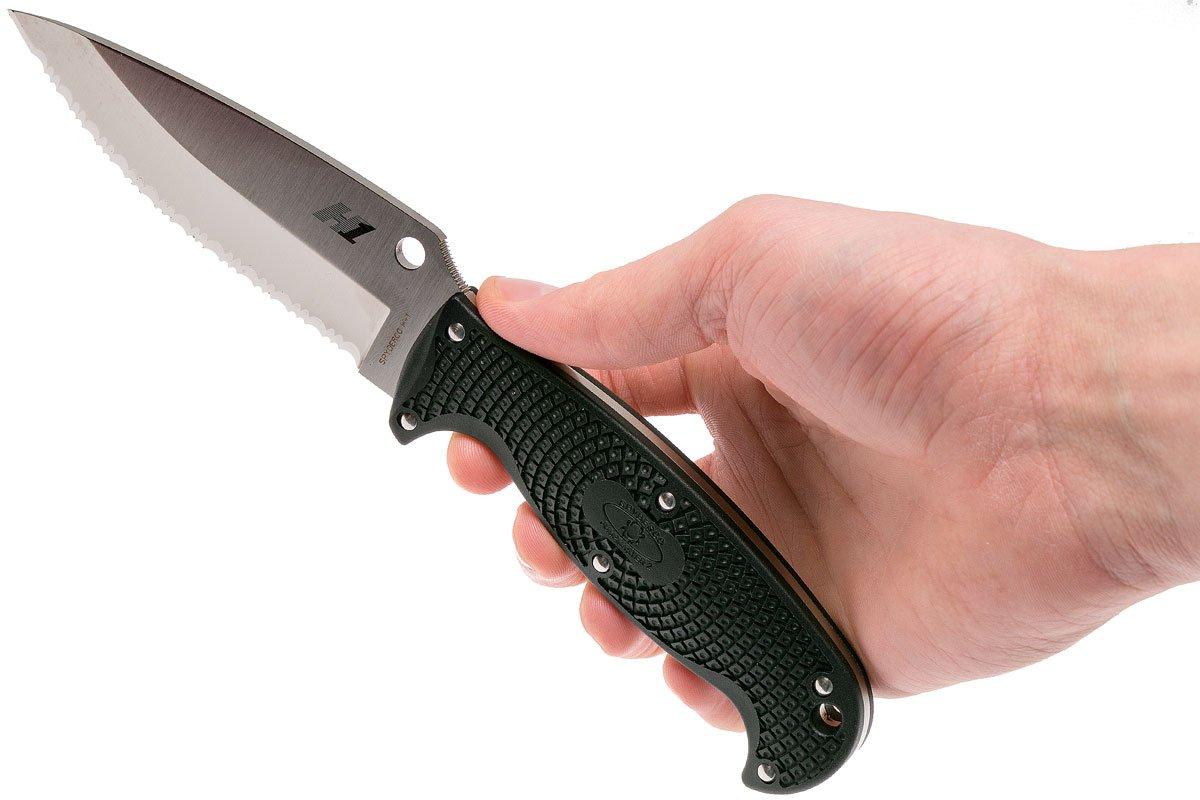 Spyderco Jumpmaster 2.0 H1 FB24SBK2 serrated, fixed knife