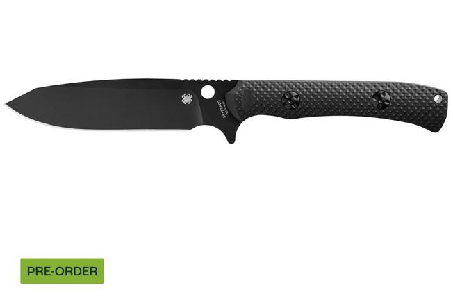 Afbeelding voor Spyderco Skoli Black FB53GPBK vaststaand mes, Kevin Smock design