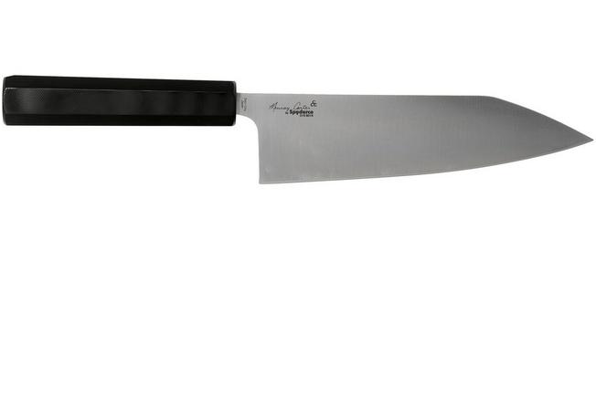 Spyderco Carter Wakiita Gyuto BD1N Black G10 Kitchen Knife For Sale