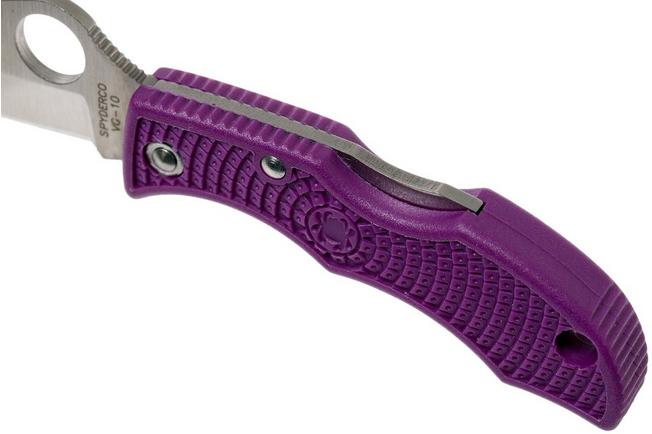 Spyderco Ladybug 3 Lightweight Purple Knife