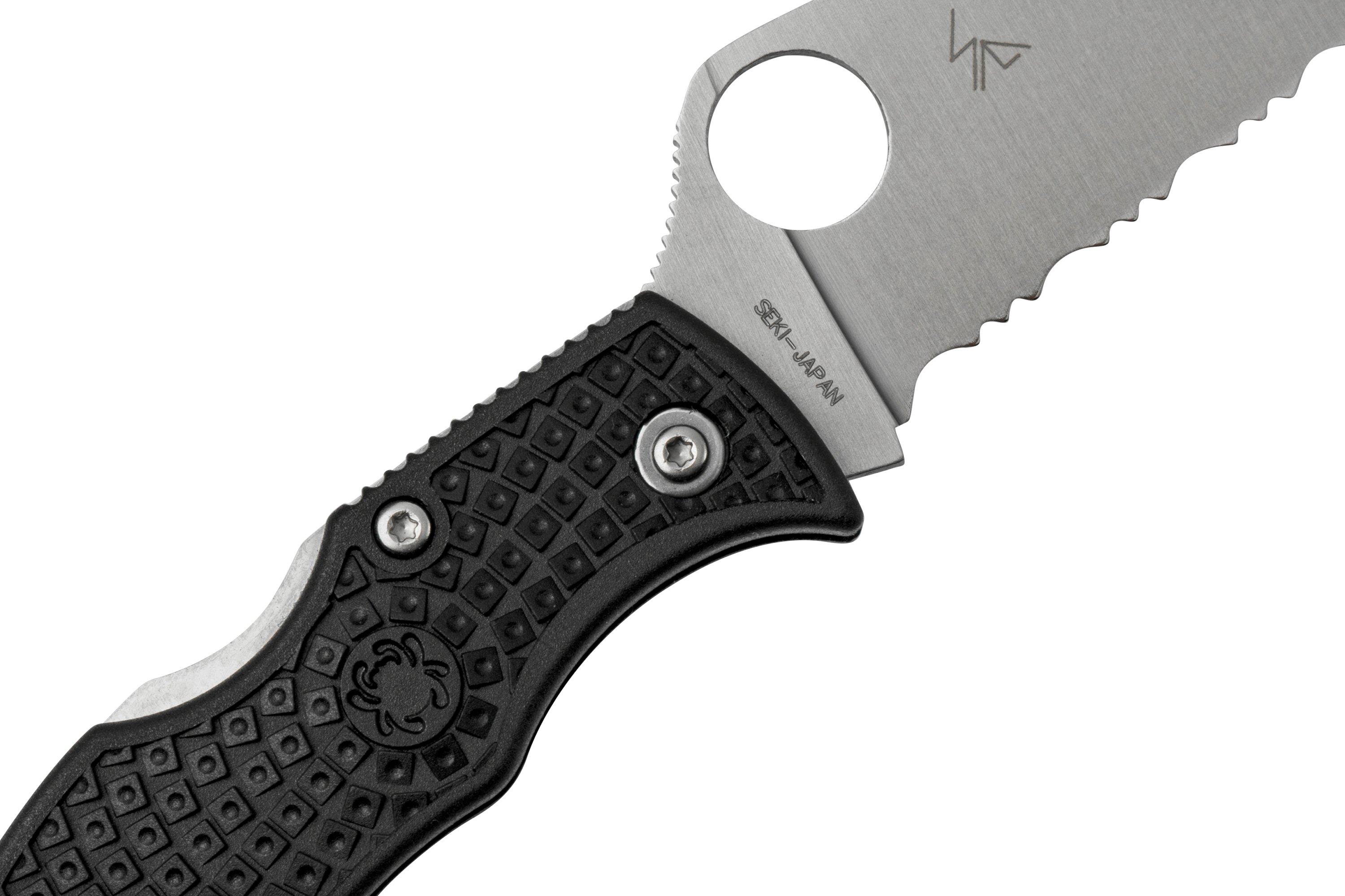 Spyderco Manbug Wharncliffe MBKWS serrated pocket knife