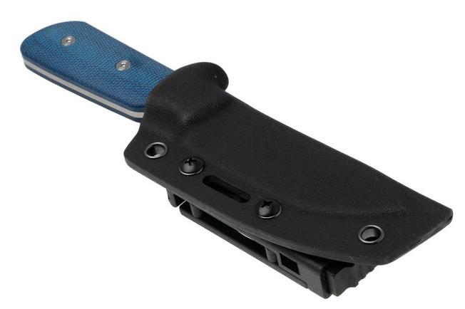 Afbeelding voor StraightLine Bigger Digger BDG-BC Stonewashed 14C28N, Blue Canvas Micarta, vaststaand mes