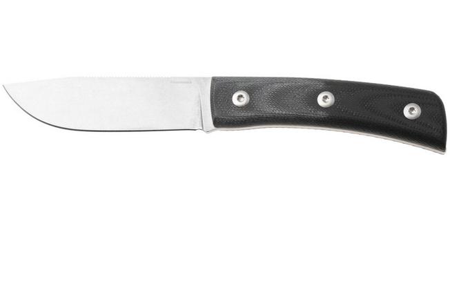 Image for Straightline Buster BS-BG Stonewashed M390, Black G10, fixed knife