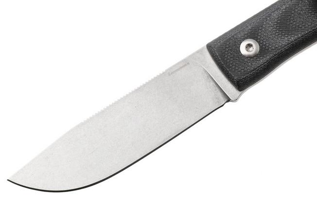 Image for Straightline Buster BS-BG Stonewashed M390, Black G10, fixed knife
