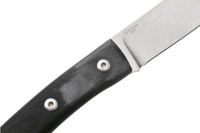 Image for Straightline Buster BS-BG Stonewashed M390, Black G10, fixed knife