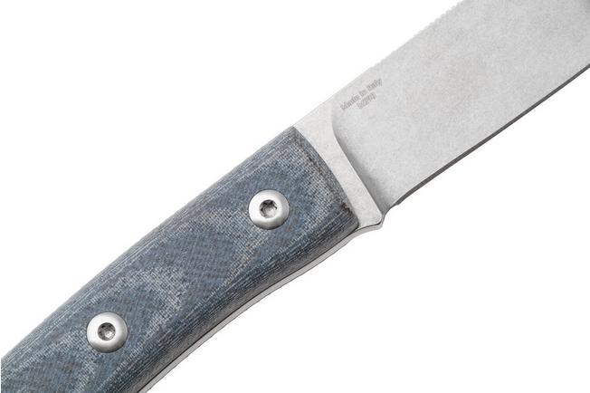 Afbeelding voor Straightline Buster BS-DC Stonewashed M390, Denim Canvas Micarta, vaststaand mes