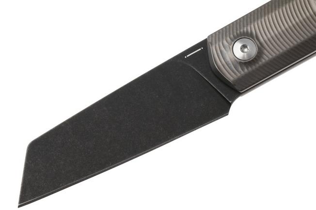 Afbeelding voor Straightline Erny ER-TBRD Blackwashed M390, Bronze Anodized TItanium, vaststaand mes