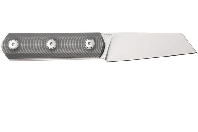 Afbeelding voor Straightline Erny ER-T Erny Stonewashed M390, Titanium, vaststaand mes