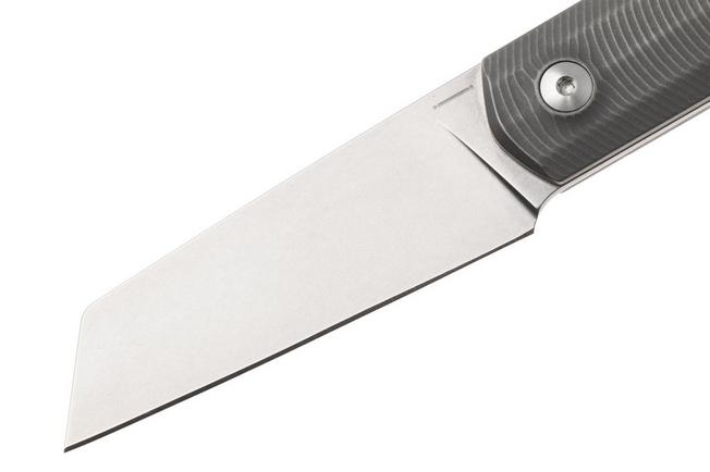 Afbeelding voor Straightline Erny ER-T Erny Stonewashed M390, Titanium, vaststaand mes