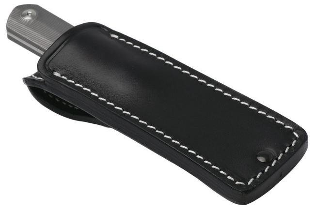 Afbeelding voor Straightline Erny ER-T Erny Stonewashed M390, Titanium, vaststaand mes