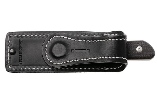 Afbeelding voor StraightLine Scorer SC-BB Stonewashed MagnaCut, Brown Burlap Micarta, vaststaand mes