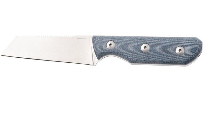 Afbeelding voor StraightLine Scorer SC-DC Stonewashed MagnaCut, Denim Canvas Micarta, vaststaand mes