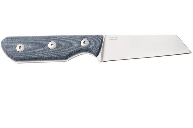 Afbeelding voor StraightLine Scorer SC-DC Stonewashed MagnaCut, Denim Canvas Micarta, vaststaand mes