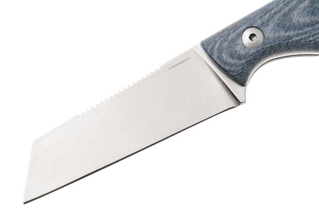 Afbeelding voor StraightLine Scorer SC-DC Stonewashed MagnaCut, Denim Canvas Micarta, vaststaand mes