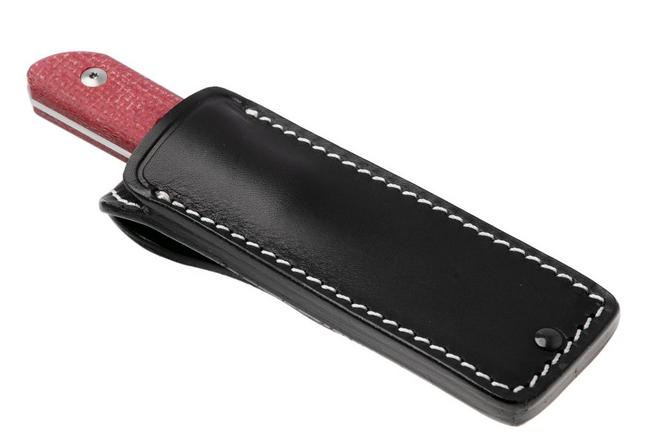Afbeelding voor StraightLine Scorer SC-RB Satin MagnaCut, Red Burlap Micarta, vaststaand mes