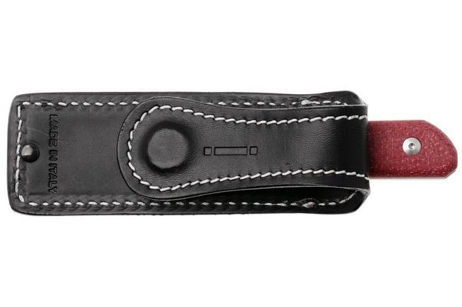 Afbeelding voor StraightLine Scorer SC-RB Satin MagnaCut, Red Burlap Micarta, vaststaand mes