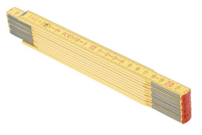 Afbeelding voor Stabila Wooden Folding Rule Type 607 01104 houten duimstok geel, 2 m