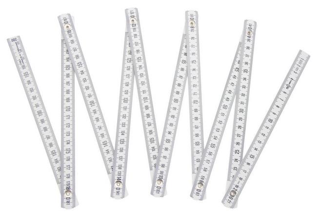 Afbeelding voor Stabila Plastic Folding Rule Type 1107 01701 kunststof duimstok wit, 2 m