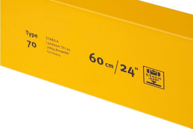 Afbeelding voor Stabila Level Type 70 02284 aluminium waterpas, 60 cm