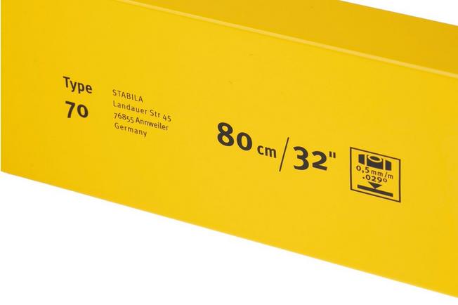 Afbeelding voor Stabila Level Type 70 02286 aluminium waterpas, 80 cm