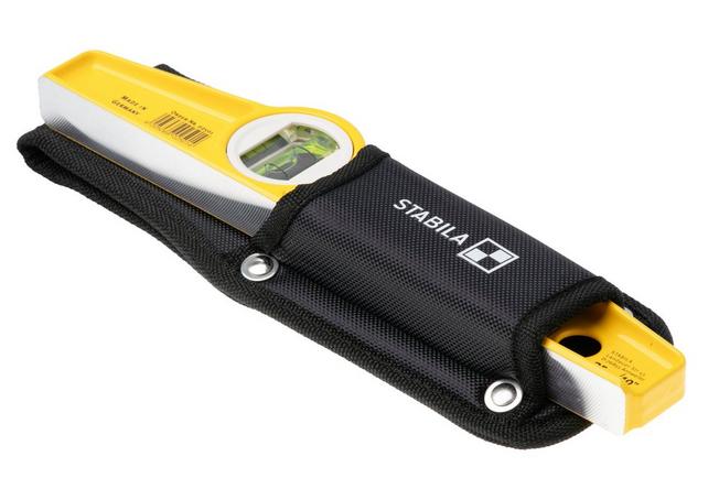 Afbeelding voor Stabila Torpedo Level Type 81 S 02501 aluminium waterpas met gordeltas, 25 cm