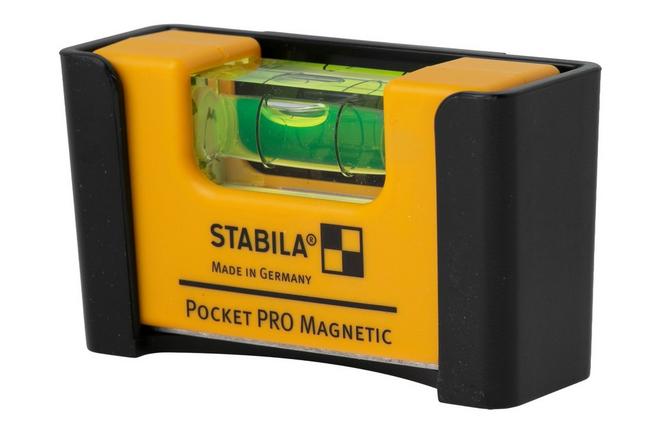 Afbeelding voor Stabila Pocket PRO Magnetic Level 17953 waterpas met riemholster, 7 cm