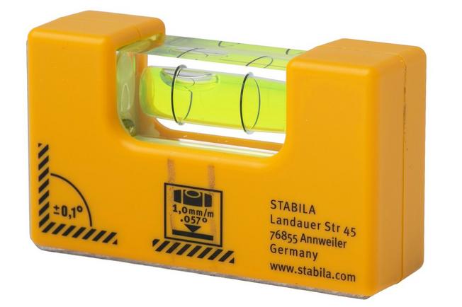 Afbeelding voor Stabila Pocket PRO Magnetic Level 17953 waterpas met riemholster, 7 cm