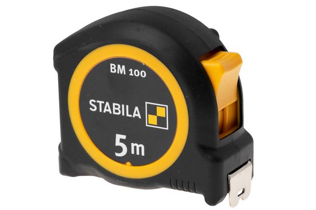 Afbeelding voor Stabila Tape Measure BM 100 19568 zakrolmaat metrische schaalverdeling, 5 m