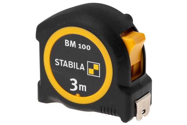 Afbeelding voor Stabila Tape Measure BM 100 19570 zakrolmaat metrische schaalverdeling, 3 m