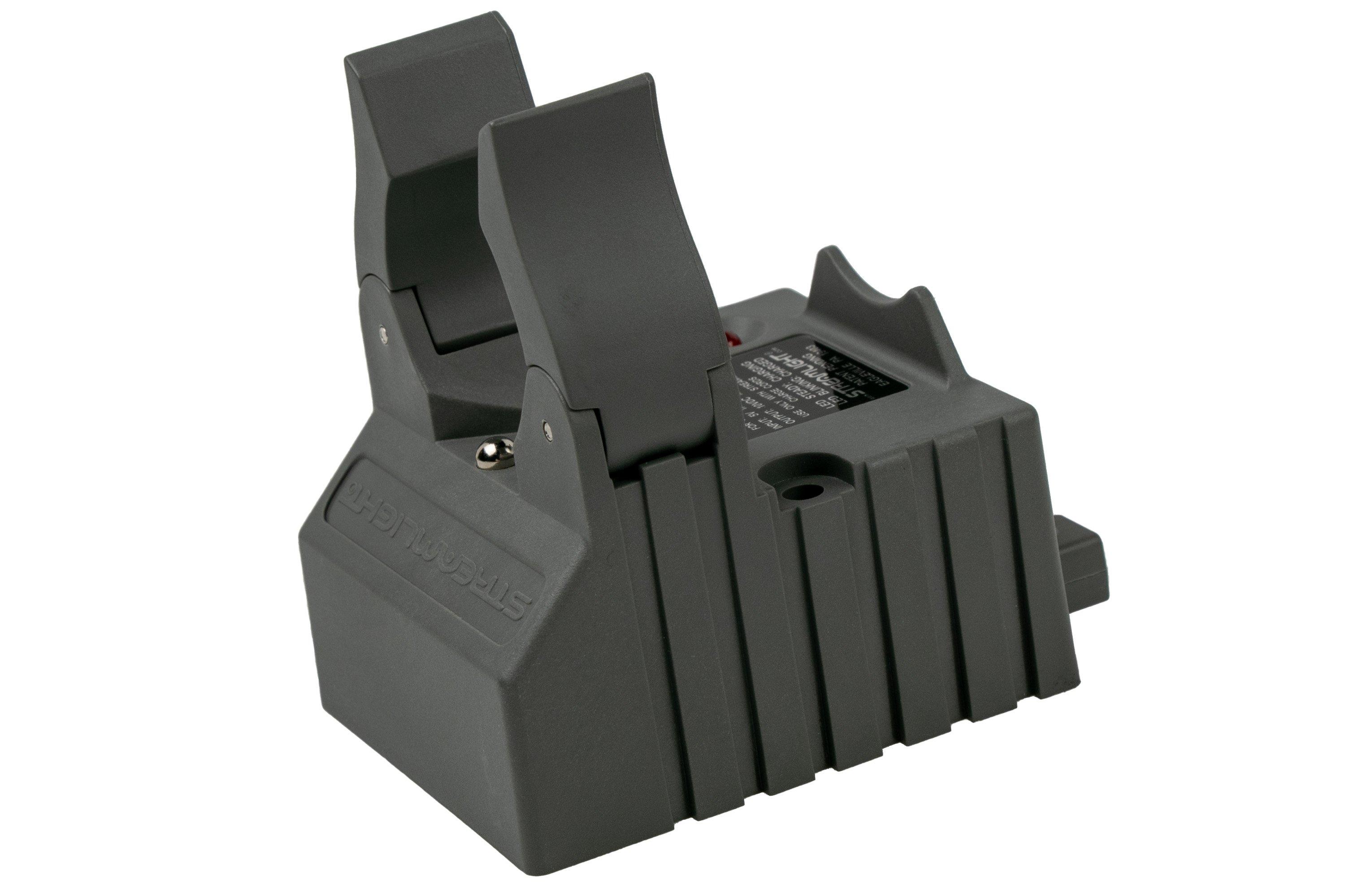 Base De Cargador Para Linterna Streamlight Stinger - Incluye Cable, 120V, Modelo 75105/22071, Color Gris