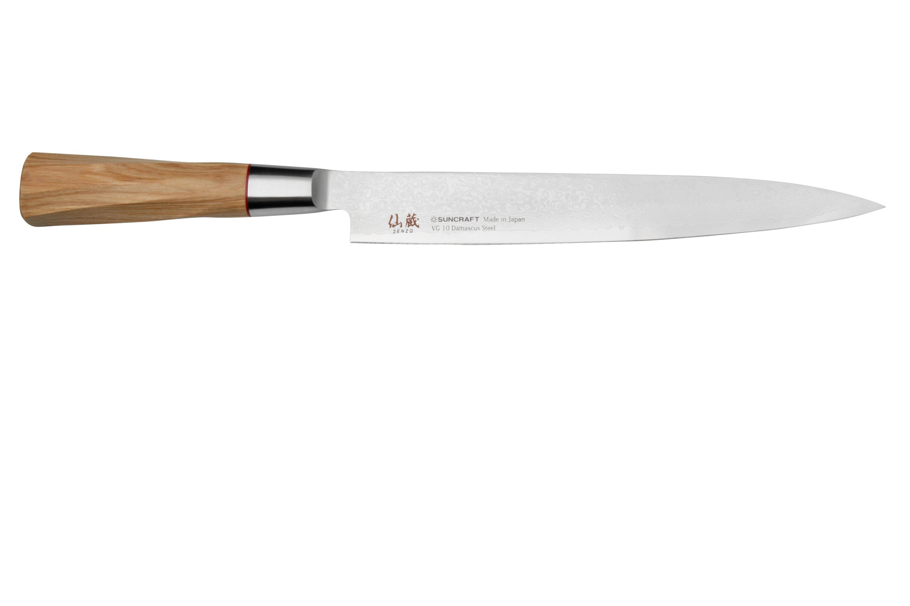Suncraft Twisted Octagon TO-07 sashimi knife 21 cm | Advantageously ...