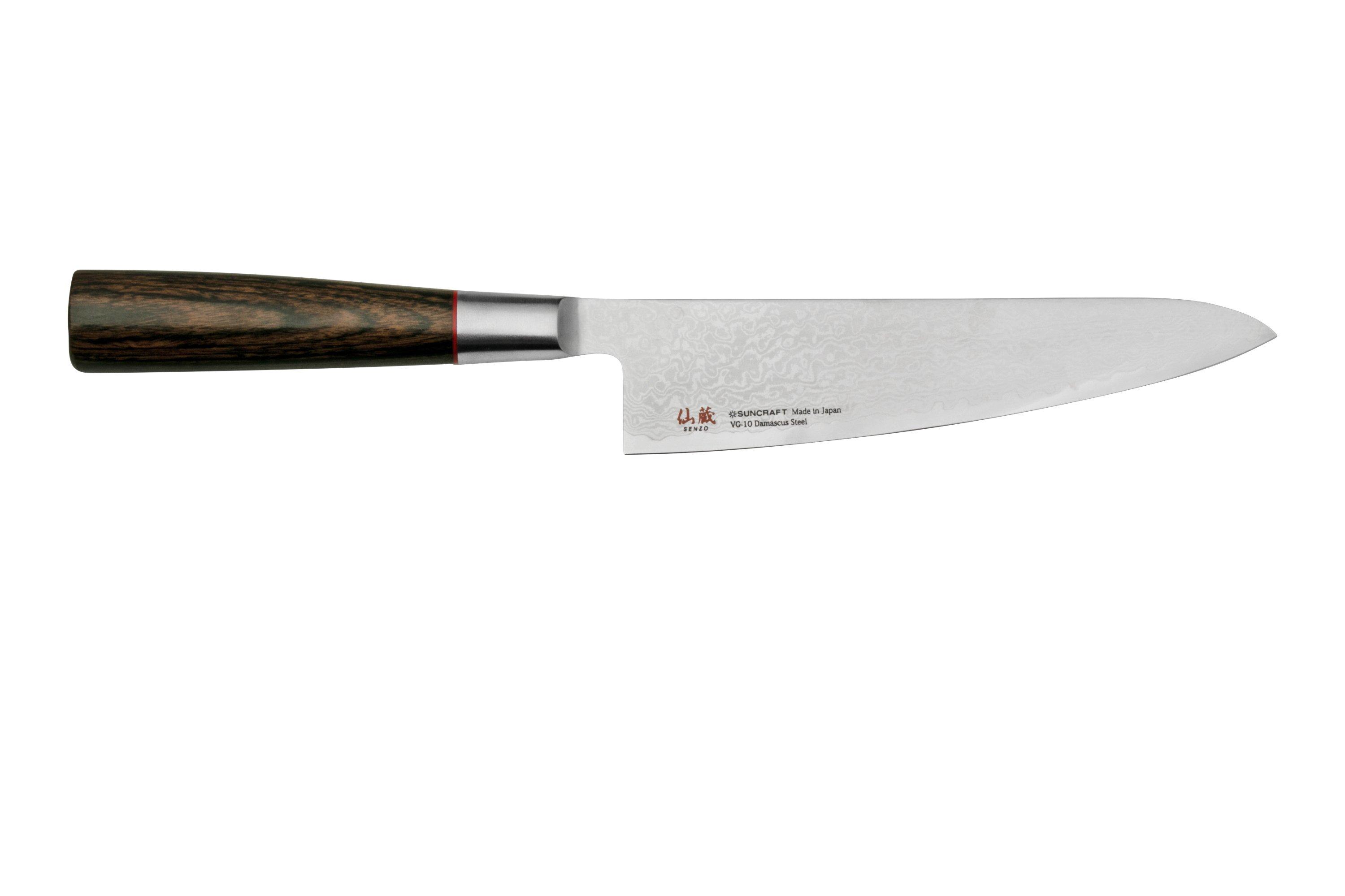 Suncraft Senzo Classic ID-03 santoku knife 14.3cm | Advantageously ...