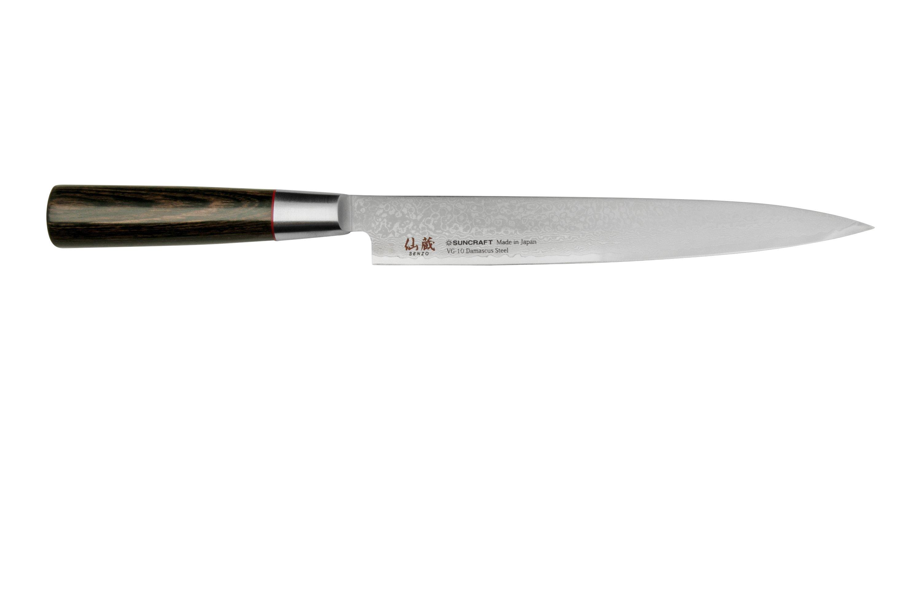 Suncraft Senzo Classic ID-07 Sashimi knife 21cm | Advantageously ...