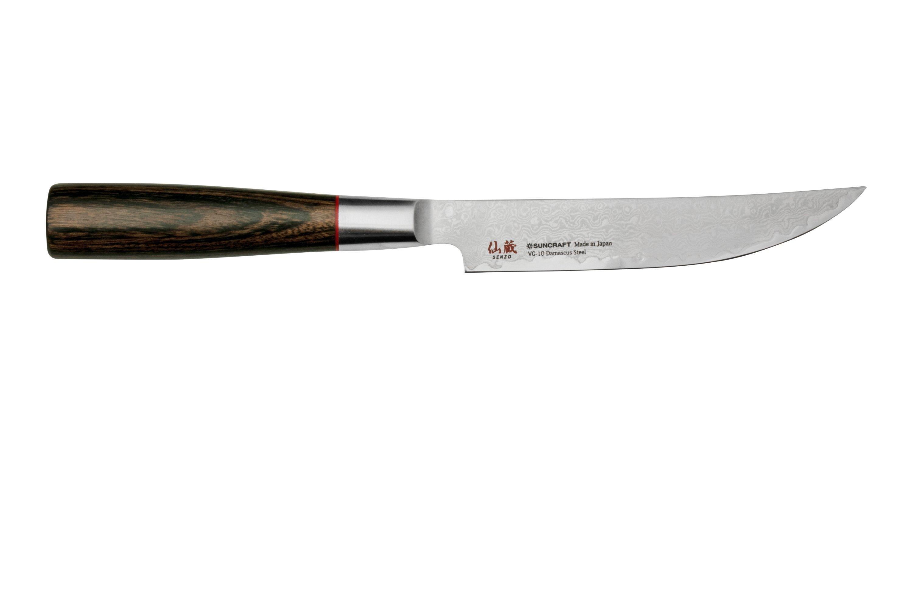 Suncraft Senzo Classic ID-10 steak knife 12cm | Advantageously shopping ...