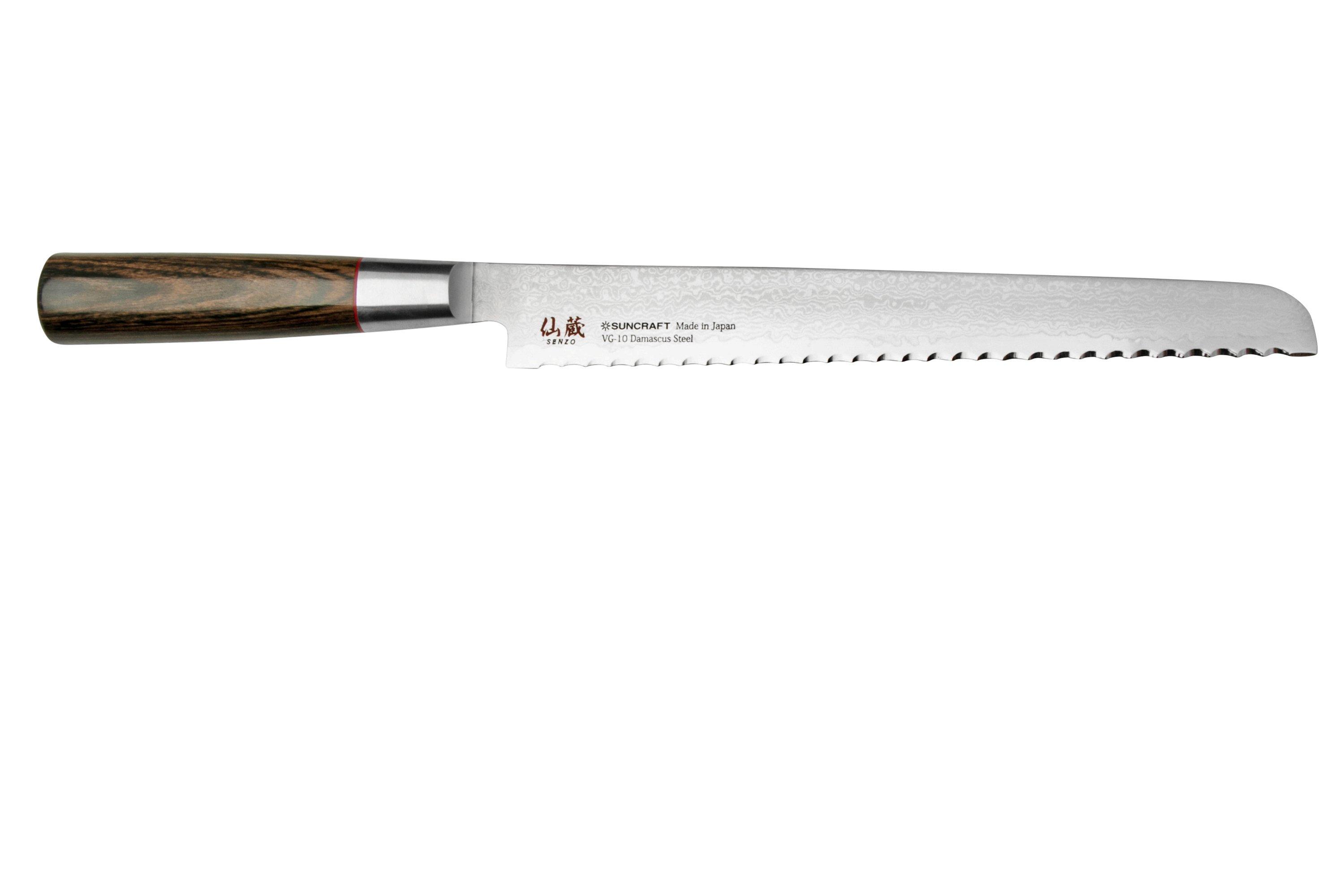Cuchillo Santoku Senzo Suncraft Classic - Fabricado En España, Alta Calidad | Ideal Para Cortar Verduras, Carne Y Pescado