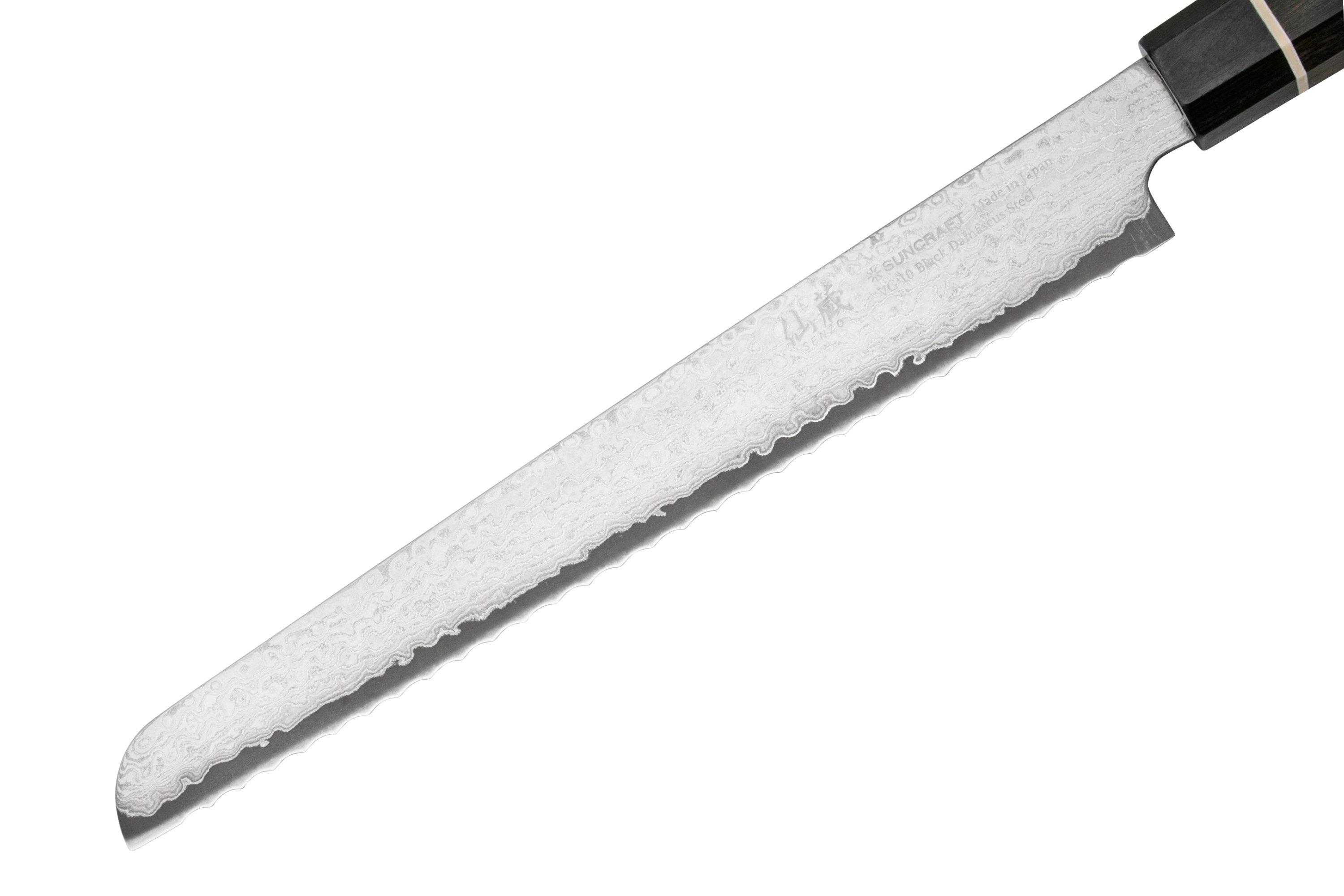 Suncraft Senzo Black BD06 bread knife 22 cm Advantageously shopping
