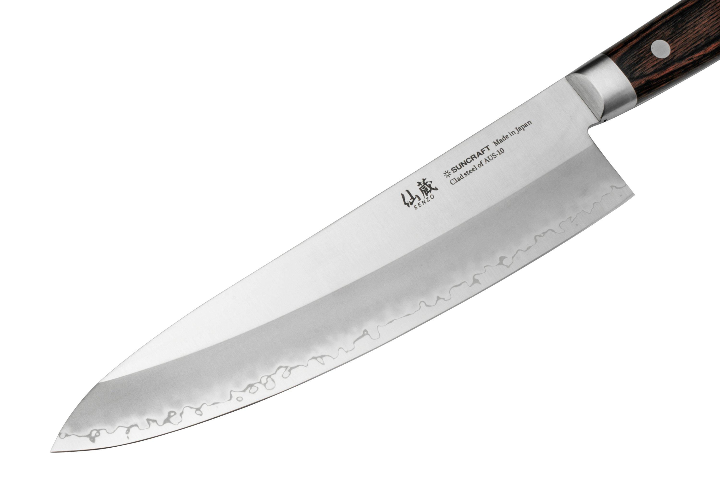 Suncraft Senzo Clad AS-03 chef's knife 21 cm | Advantageously
